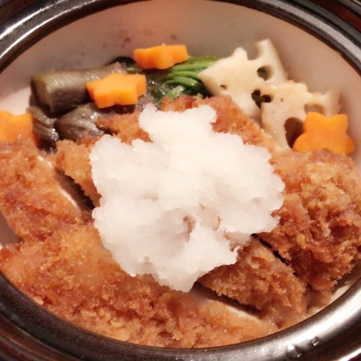 めちゃうま！カツのみぞれ煮♬